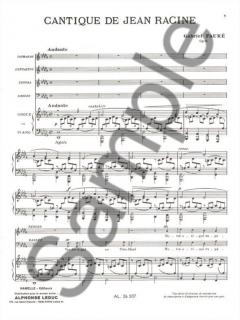 Cantique de Jean Racine op. 11 (Gabriel Fauré) 