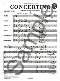Concertino / Tuba And Strings (Arthur Frackenpohl) 