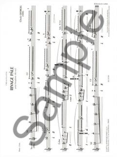 Rivage Pales (2') (Collection Vent de Sax) Pour Saxophone Alto Seul von Claude Georgel 