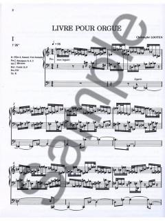Livre pour Orgue von Christophe Looten 