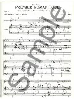 Premier Romantique von Mas für Trompete in C und Klavier im Alle Noten Shop kaufen