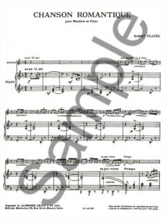 Chanson Romantique von Robert Planel für Oboe und Klavier im Alle Noten Shop kaufen