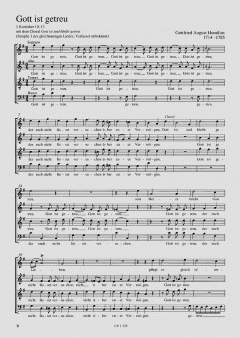 Die richtig für sich gewandelt I; Gott ist getreu (Gottfried August Homilius) 