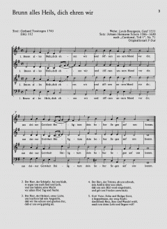 Geistliche Chormusik zum Sonntag Trinitatis 