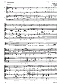 Chorbuch Mozart/Haydn I (W.A. Mozart) 