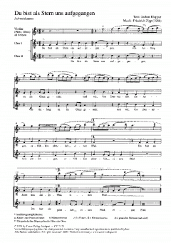 Drei Stücke für gleiche Stimmen und Instrumte (Download) 