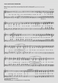 Neue geistliche Chormusik von Abel, Schlenker und Stern (Download) 