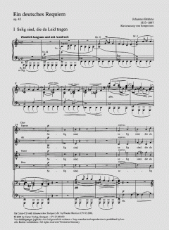 Ein deutsches Requiem op. 45 von Johannes Brahms (Download) 