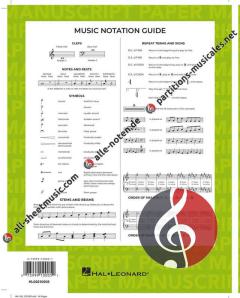 Standard Wirebound Manuscript Paper (Green Cover) im Alle Noten Shop kaufen