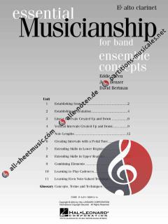 Essential Musicianship For Band Ensemble Concepts (John Benzer) 