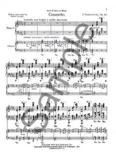 Piano Concerto Nr.1 in B Flat Minor Op.23 von Pjotr Iljitsch Tschaikowski 