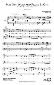 May Our Work And Praise Be One von Mark Hill (Download) 