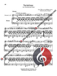 Masterworks For Clarinet And Piano 