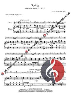 Spring From The Four Seasons Op. 8 von Maurice Ravel 