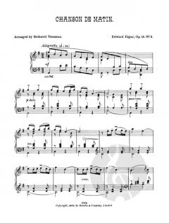 Chanson de Matin von Edward Elgar 