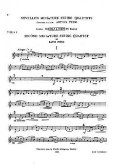 Miniature Quartet No. 2 von David Stone 