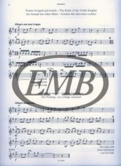 Ritterspiele für Kinderstreichorchester von Lajos Papp 