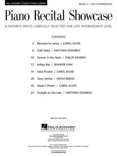 Piano Recital Showcase Book 4 