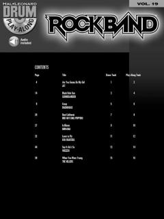 Drum Play-Along Vol. 19: Rock Band 