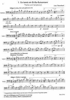 Sechs Themen mit Variationen (Cello) von Lutz Theuerkauf im Alle Noten Shop kaufen