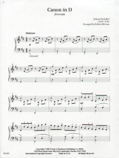 Canon in D (Excerpt) von Johann Pachelbel 