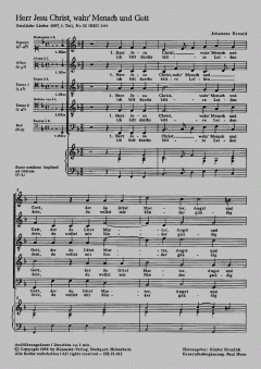 Herr Jesu Christ, wahr Mensch und Gott (Johannes Eccard) 
