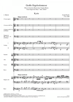 Große Orgelsolomesse in Es Hob. XXII:4 von Joseph Haydn (Download) 