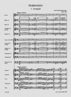 Wallenstein von Joseph Gabriel Rheinberger 