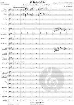 O Belle Nuit von Jacques Offenbach (Download) 