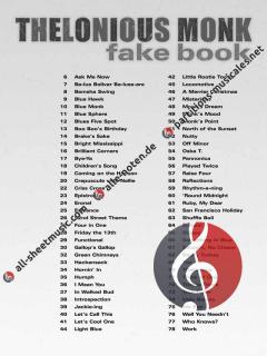 Thelonious Monk Fake Book Bb 
