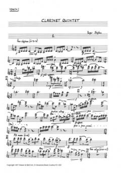 Clarinet Quintet von Roger Steptoe 