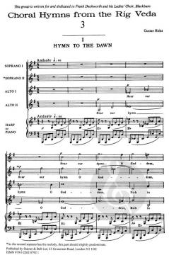 Choral Hymns From 'The Rig Veda': Group 3 (Gustav Holst) 