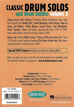 Classic Drum Solos And Drum Battles DVD Vol.2 (Ed Uribe) 