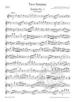2 Sonaten op. 18 von Johann Wilhelm Wilms für Flöte und Klavier im Alle Noten Shop kaufen