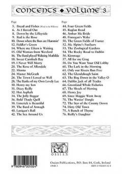 Folk Songs and Ballads Popular in Ireland Volume 3 