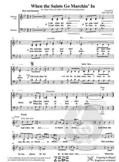 When The Saints Go Marching In aus The Ultimate Gospel Choir Book 4 