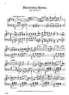 Selected Songs Without Words and Scherzo in E Minor von Felix Mendelssohn Bartholdy 