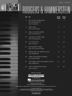Piano Duet Play-Along Vol. 22: Rodgers & Hammerstein 