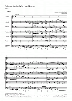 Meine Seel erhebt den Herren von Johann Sebastian Bach (Download) 