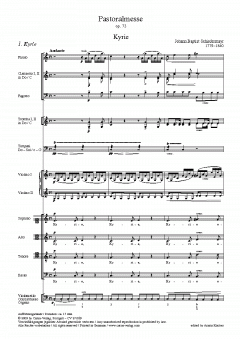 Pastoralmesse in C op. 72 