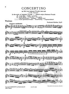 Concertino In D Op. 15 von Ferdinand Kuchler 
