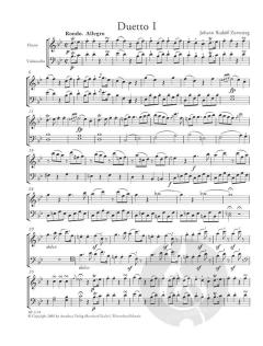 3 Duos für Flöte und Violoncello (Johann Rudolf Zumsteeg) 