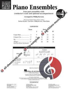 Piano Ensembles Level 4 