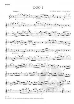 2 Duos op. 46 von Kaspar Kummer für Flöte und Klarinette im Alle Noten Shop kaufen