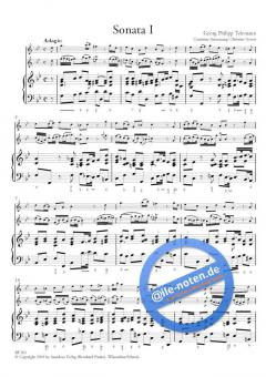12 methodische Sonaten 1 von Georg Philipp Telemann 