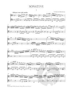 Sonatine für Viola und Violoncello von Ludwig van Beethoven 