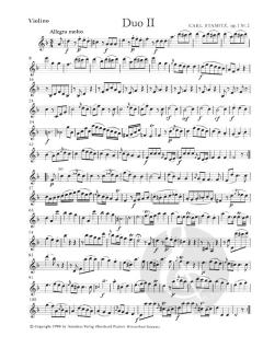 6 Duos op. 1 für Violine und Viola von Carl Stamitz 