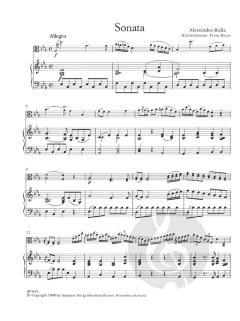 Sonata II in Es-dur von Allessandro Rolla für Viola und Klavier im Alle Noten Shop kaufen