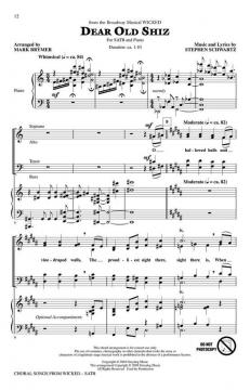 Choral Songs From Wicked 