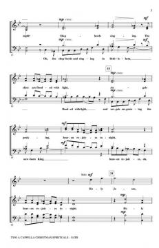 Two A Cappella Christmas Spirituals von David Lantz III (Download) 